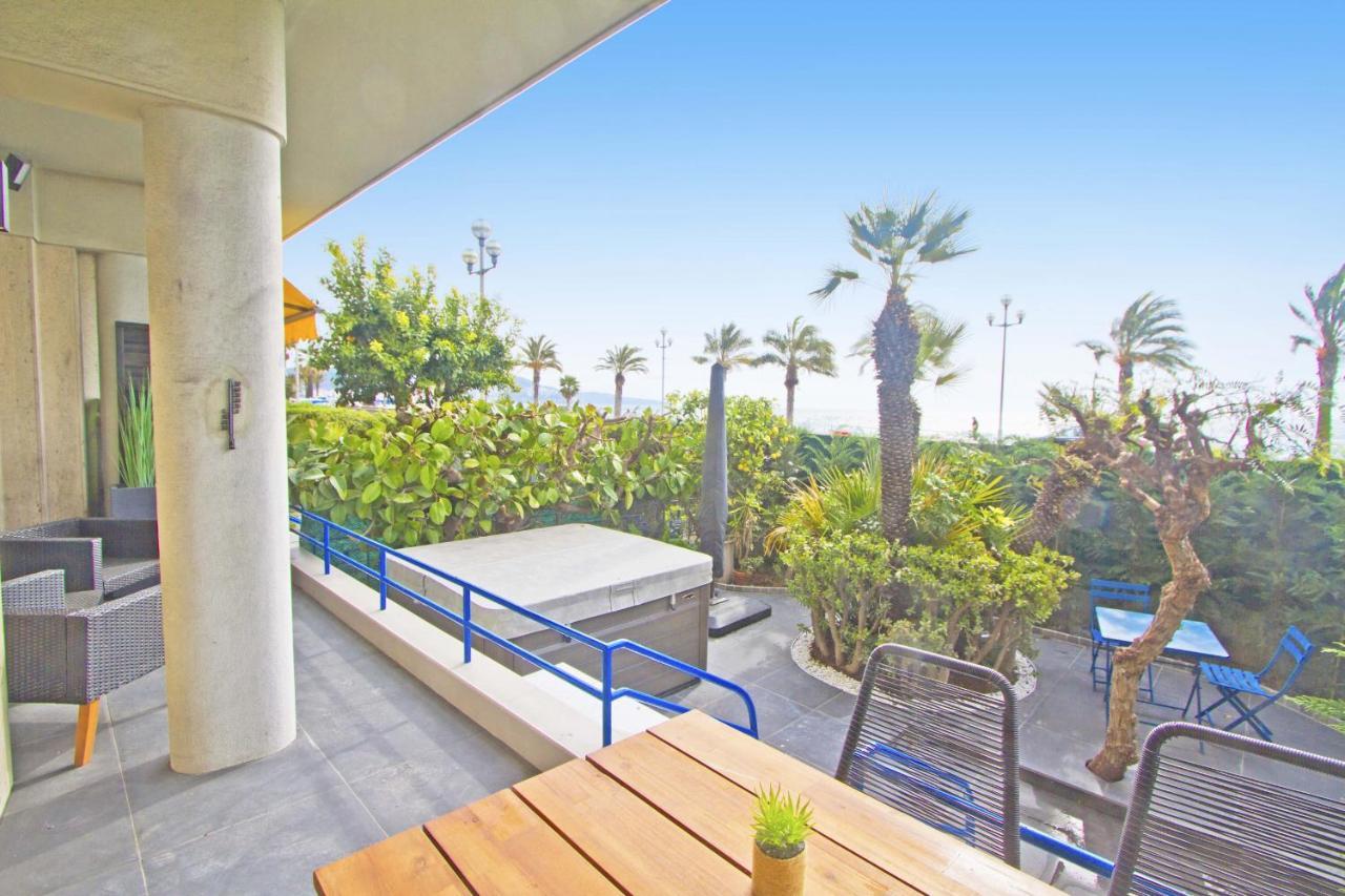 Luxury Garden Jacuzzi Promenade Appartement Nice Buitenkant foto