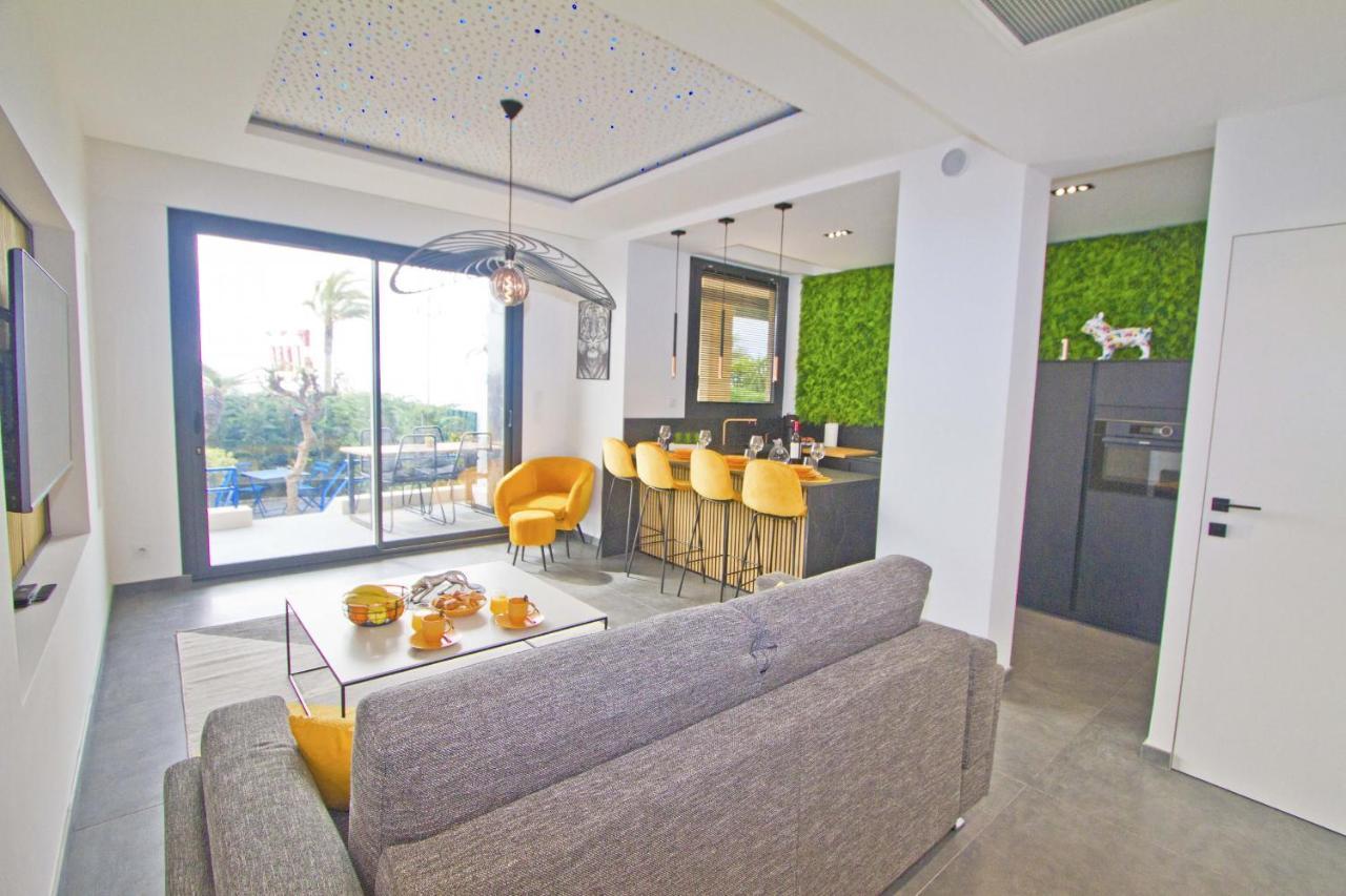 Luxury Garden Jacuzzi Promenade Appartement Nice Buitenkant foto