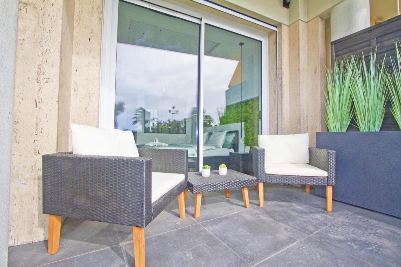 Luxury Garden Jacuzzi Promenade Appartement Nice Buitenkant foto