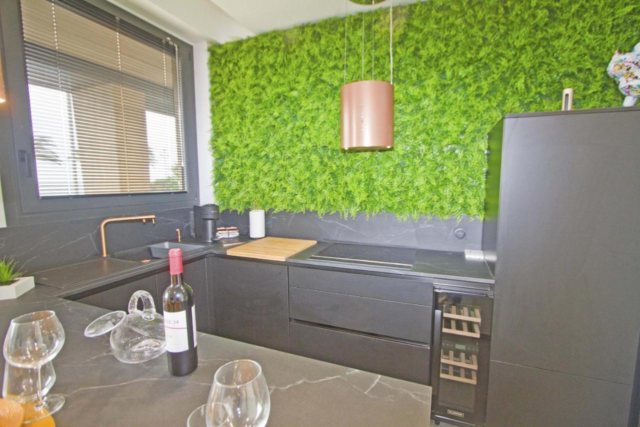 Luxury Garden Jacuzzi Promenade Appartement Nice Buitenkant foto