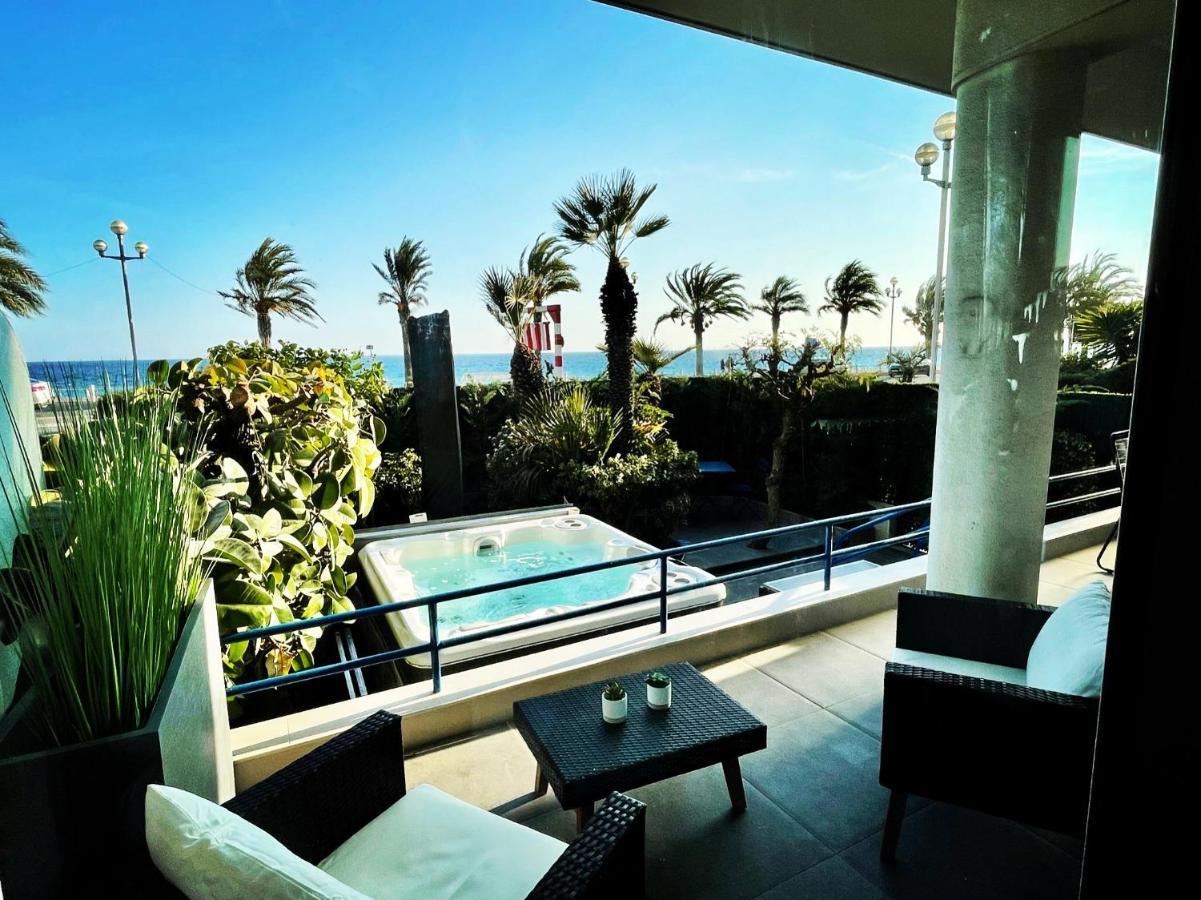 Luxury Garden Jacuzzi Promenade Appartement Nice Buitenkant foto